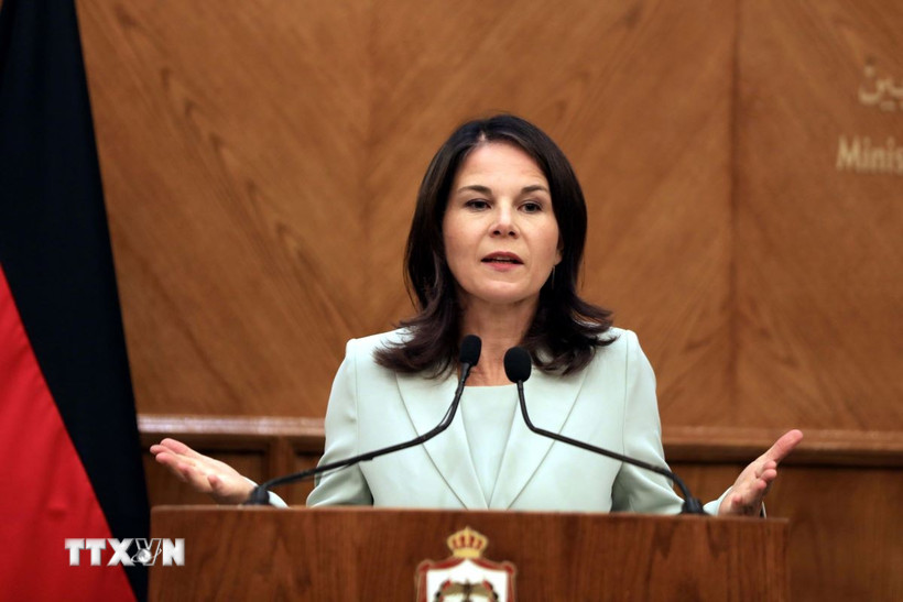 Cựu Ngoại trưởng Đức Annalena Baerbock. (Ảnh: THX/TTXVN)