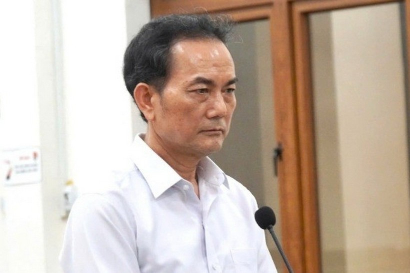 Cựu Phó Chủ tịch Ủy ban Nhân dân tỉnh Đồng Nai Võ Văn Chánh tại phiên tòa.