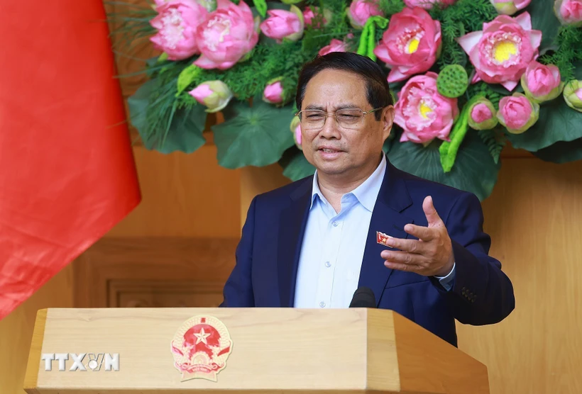 Thủ tướng Phạm Minh Chính. (Ảnh: Dương Giang/TTXVN)
