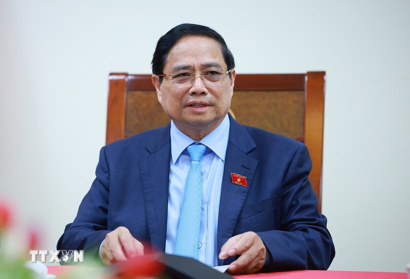 Thủ tướng Phạm Minh Chính. (Ảnh: Dương Giang/TTXVN)