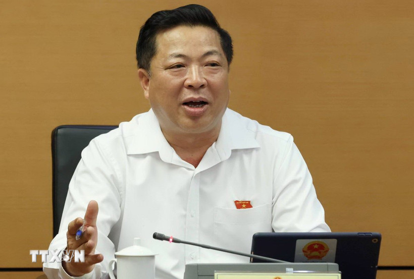 Ông Trần Hồng Minh, Ủy viên Trung ương Đảng, Bộ trưởng Bộ Xây dựng. (Ảnh: Phương Hoa/TTXVN)