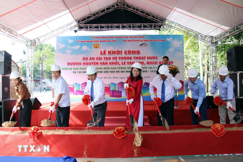 Khởi công dự án 352 tỷ đồng xóa “rốn ngập” trên địa bàn Gò Vấp