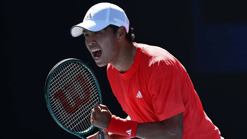 Learner tien tiếp tục gây bất ngờ, thẳng tiến vòng 4 Australian Open 2025. (Nguồn: Getty Images)