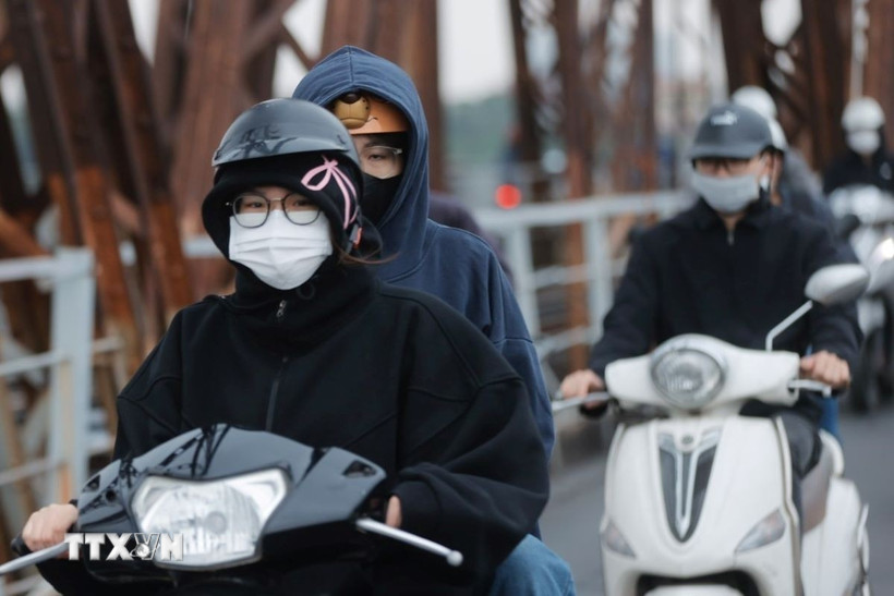 Không khí lạnh ảnh hưởng, Bắc Bộ trời chuyển lạnh. (Ảnh: Minh Quyết/TTXVN)