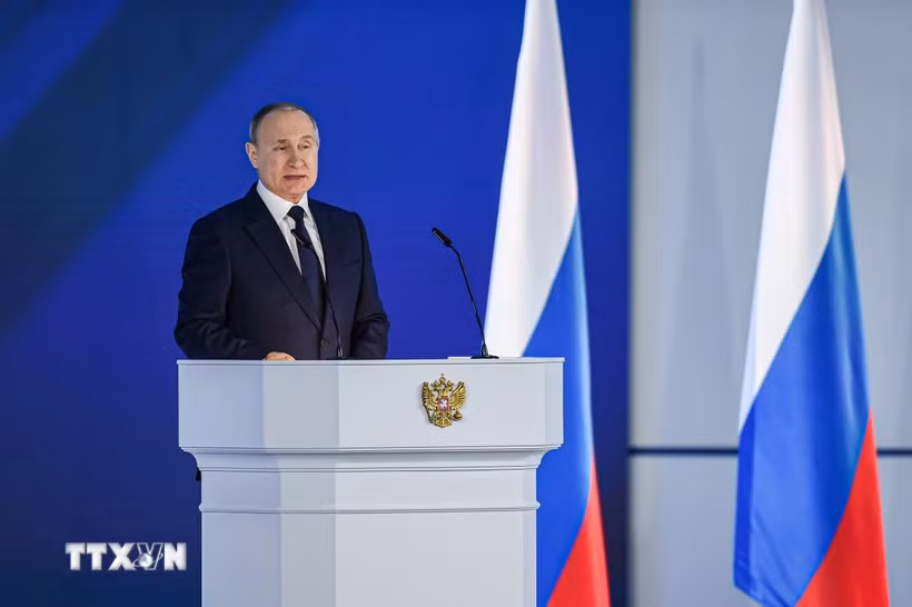 Tổng thống Nga Vladimir Putin. (Ảnh: THX/TTXVN)