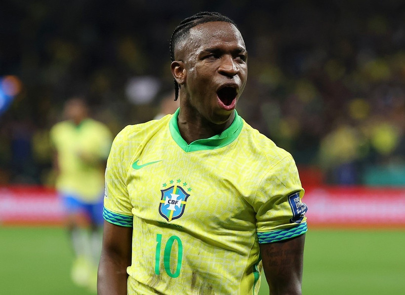 Vinicius lập công giúp Brazil giành quyền dự World Cup 2026.