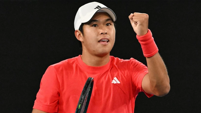 Learner Tien tạo nên địa chấn tại Australian Open 2025. (Nguồn: Getty Images)