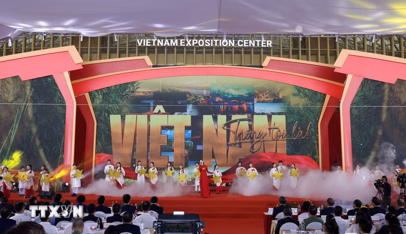 Trung tâm Triển lãm Việt Nam (VEC) là nơi diễn ra chuỗi sự kiện của tuần lễ Tổ chức Sự kiện và Triển lãm Việt Nam 2026. (Ảnh: Quốc Khánh/TTXVN)