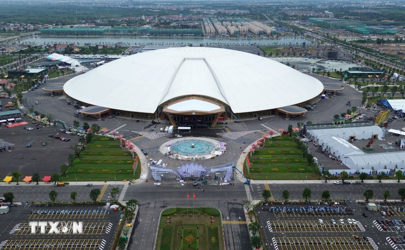 Trung tâm hội chợ triển lãm Quốc gia (VEC) chính thức đi vào hoạt động từ ngày 19/8. (Ảnh: Quốc Khánh/TTXVN)