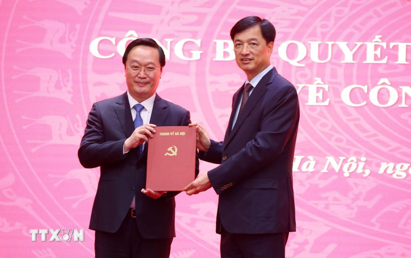 Ông Nguyễn Đức Trung giữ chức Phó Bí thư Thành ủy Hà Nội