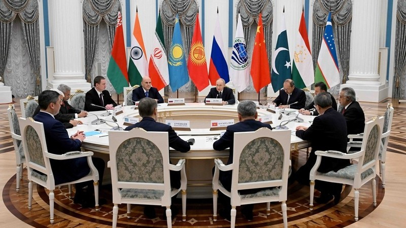 Cuộc gặp giữa các lãnh đạo Hội đồng Bộ trưởng các nước Tổ chức Hợp tác Thượng Hải (SCO).