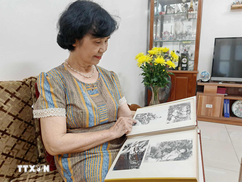 Nhà báo Vương Nghĩa Đàn, nguyên phóng viên GP10. (Ảnh: Nam Sương/TTXVN)