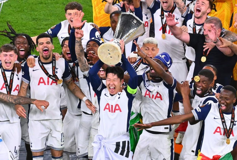 Tottenham giành chức vô địch Europa League. (Nguồn: AP)