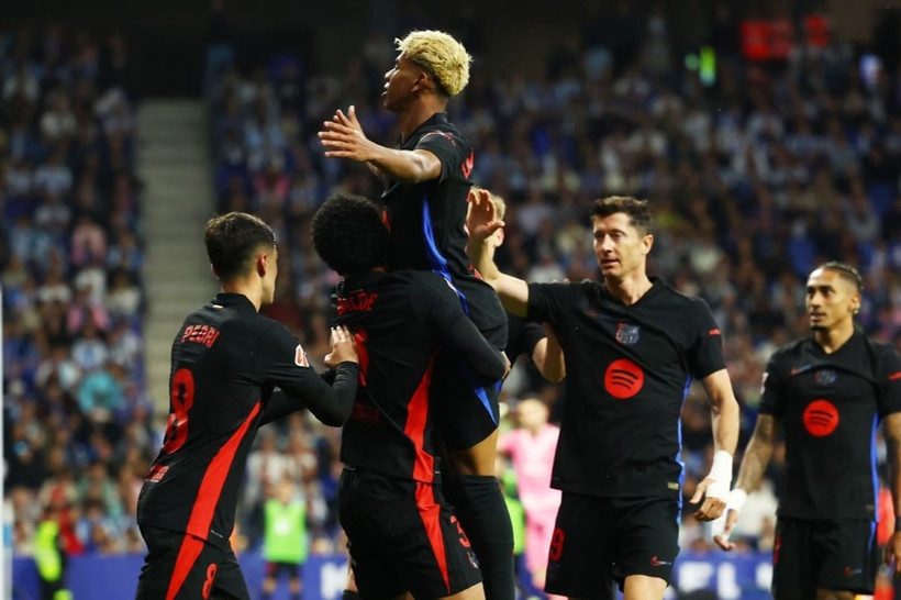 Lamine Yamal góp công lớn trong chiến thắng để đưa Barcelona lên ngôi. (Nguồn: