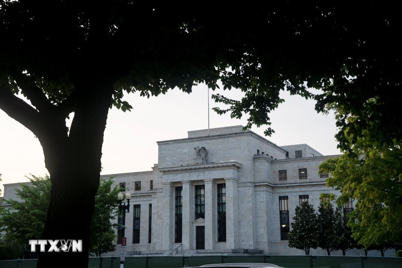 Trụ sở Cục Dự trữ Liên bang Mỹ (FED) tại Washington, D.C. (Ảnh: THX/TTXVN)