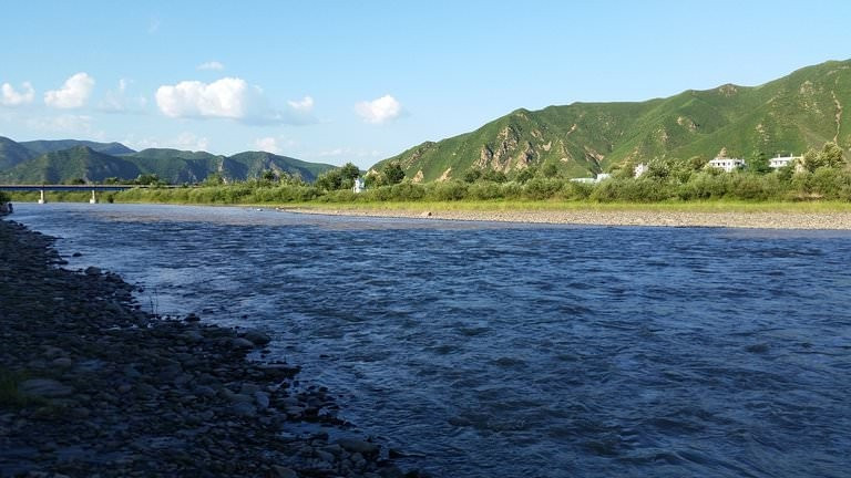 Cây cầu sẽ được bắc qua sông Tumen nối hai nước. (Nguồn: AFP)