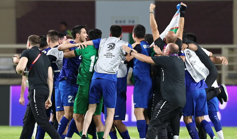 Uzbekistan lần đầu tiên giành quyền tham dự World Cup. (Nguồn: FIFA)
