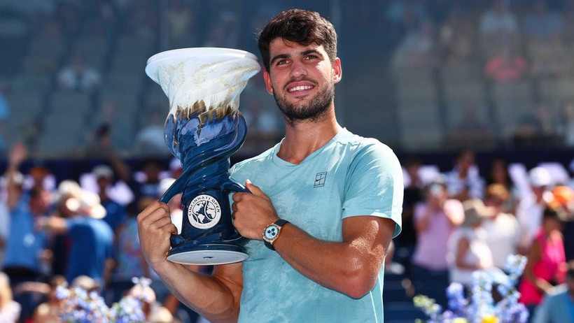 Alcaraz lần đầu vô địch Cincinnati Open. (Nguồn: ATP)