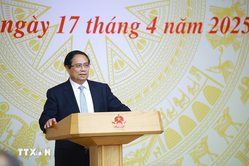 Thủ tướng Phạm Minh Chính chủ trì phiên họp lần thứ 11 của Hội đồng Thi đua-Khen thưởng Trung ương. (Ảnh: Dương Giang/TTXVN)