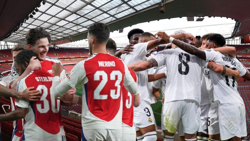 Arsenal sẽ đối đầu Real Madrid ở tứ kết Champions League 2024-25.