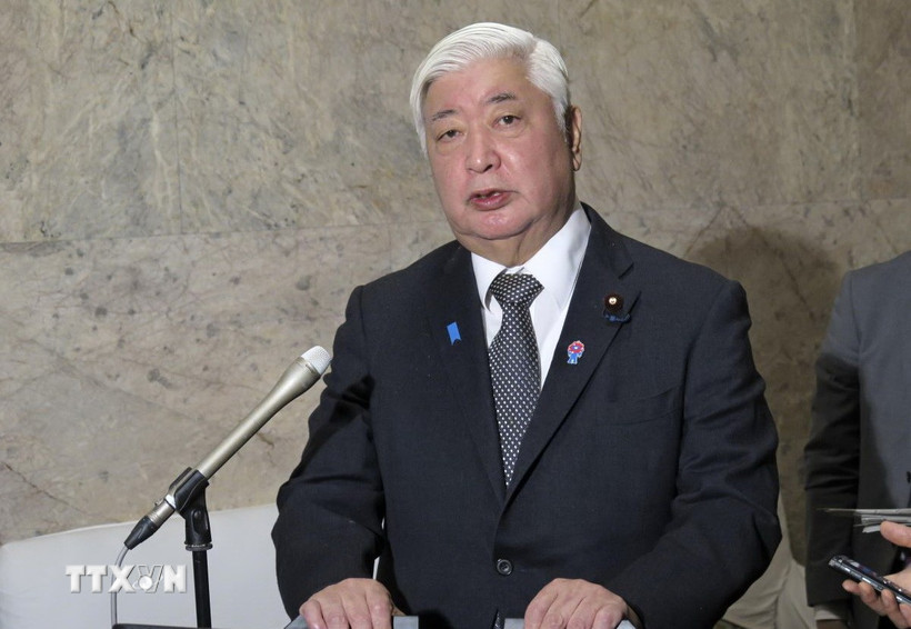 Bộ trưởng Quốc phòng Nhật Bản Gen Nakatani. (Ảnh: Kyodo/TTXVN)