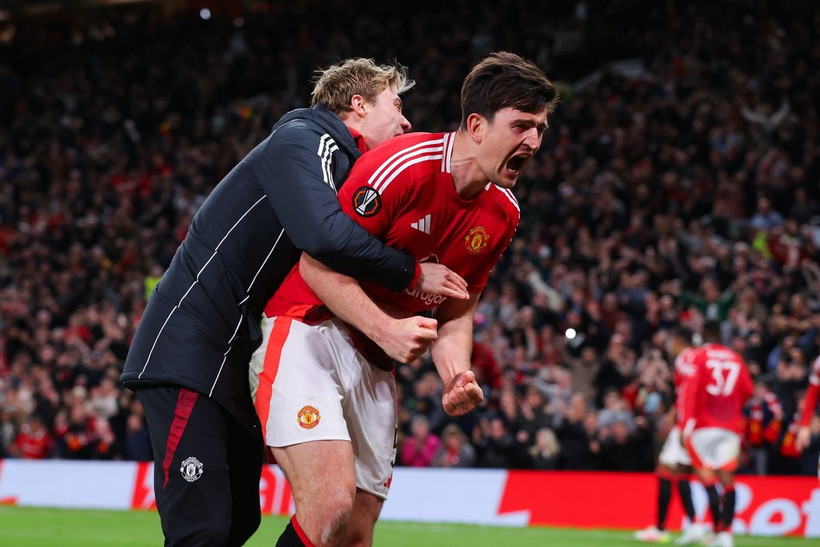 Maguire đưa Manchester United vào bán kết Europa League. (Nguồn: Getty Images)