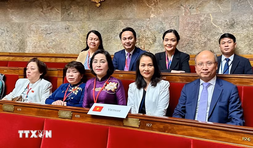 Đoàn Việt Nam do Phó Chủ tịch Quốc hội Nguyễn Thị Thanh dẫn đầu, tham dự sự kiện, khẳng định vị thế và vai trò tích cực trong Cộng đồng Pháp ngữ. (Ảnh: Thu Hà/TTXVN)