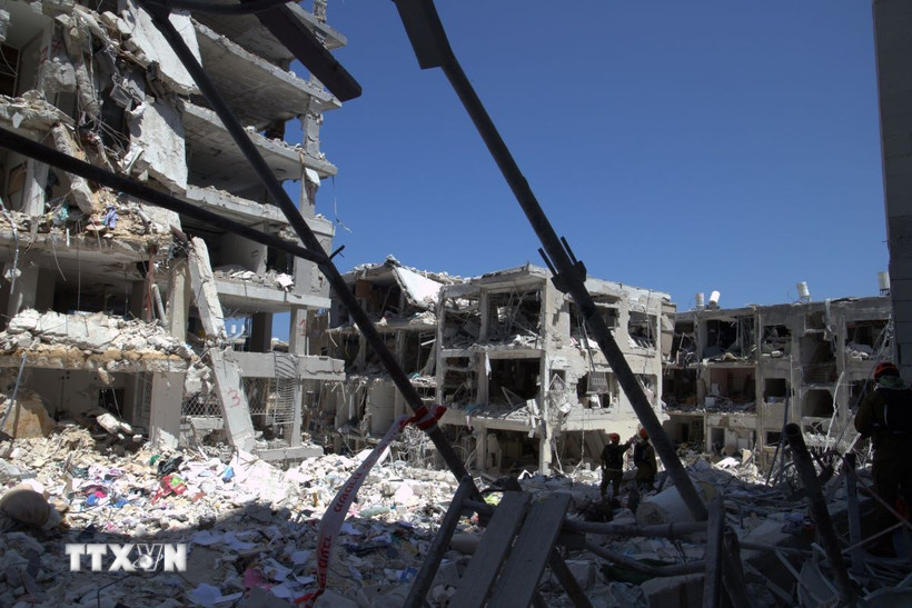 Đòn tấn công trả đũa của Iran gây thiệt hại lớn cho Israel. (Ảnh: Thanh Bình/TTXVN)