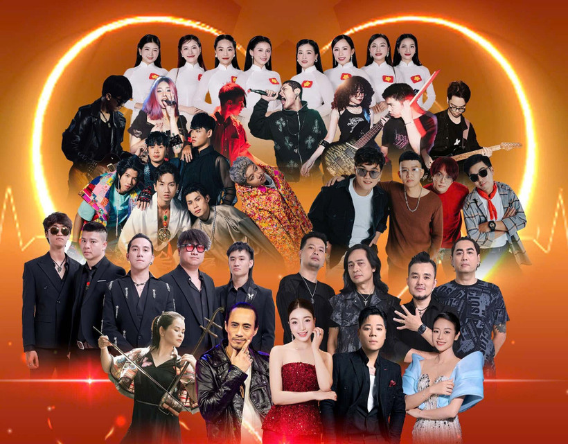 "Rock Concert – Trái tim Việt Nam"- tình yêu Tổ quốc thăng hoa cùng âm nhạc