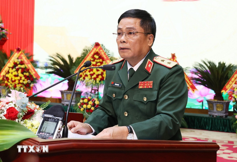 Trung tướng Trần Minh Đức, Chủ nhiệm Tổng cục Kỹ thuật, Bộ Quốc phòng giữ chức Chủ nhiệm Tổng cục Hậu cần-Kỹ thuật, Bộ Quốc phòng. (Ảnh: Lâm Khánh/TTXVN)