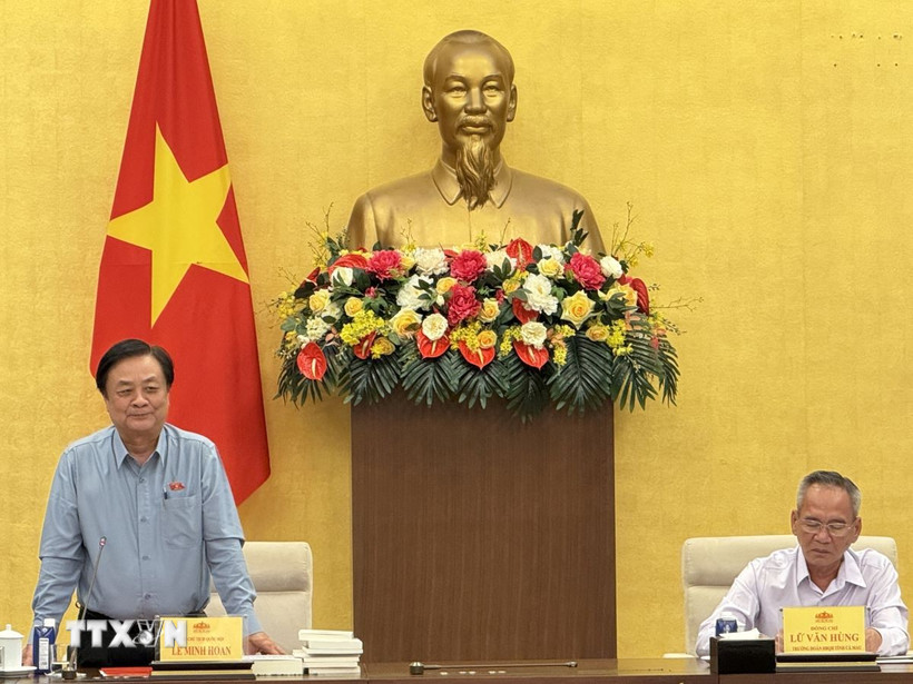 Phó Chủ tịch Quốc hội Lê Minh Hoan phát biểu. (Ảnh: Hải Ngọc/TTXVN)