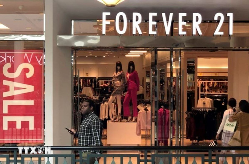 Thương hiệu Forever 21 nộp đơn xin bảo hộ phá sản. (Nguồn: Reuters/TTXVN)