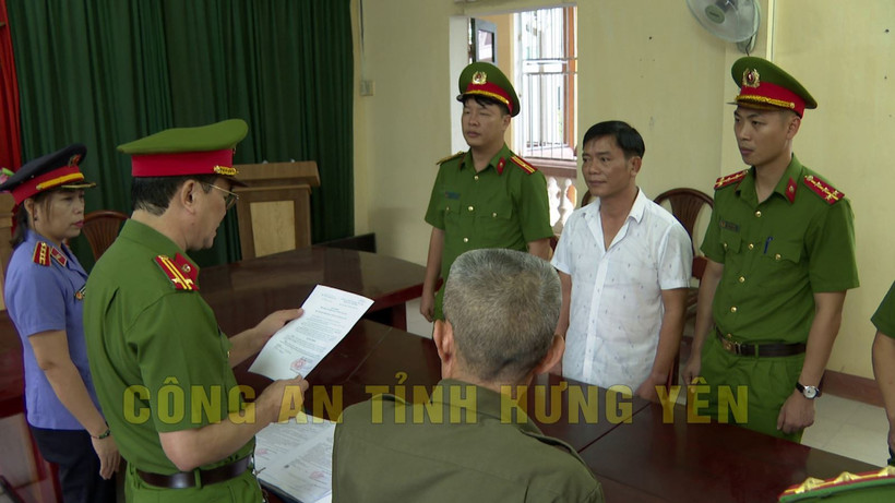 Cơ quan Cảnh sát Điều tra thi hành các Quyết định khởi tố vụ án, khởi tố bị can và Lệnh bắt tạm giam đối với Nguyễn Thế Bảo.