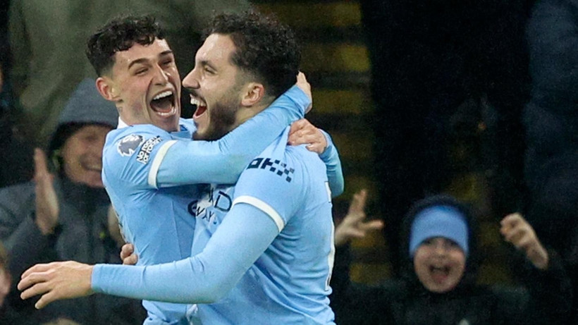 Man City chỉ còn kém Arsenal đúng 2 điểm. (Nguồn: ESPN)