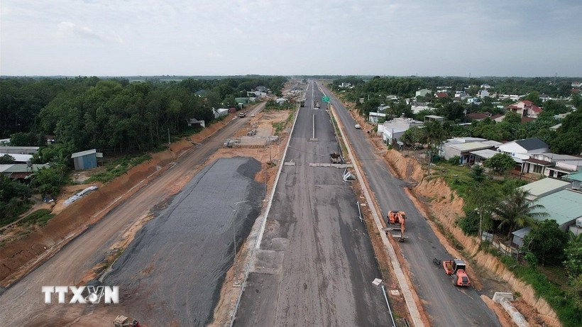 Đường Vành đai 3 - Thành phố Hồ Chí Minh. (Ảnh: Công Phong/TTXVN)
