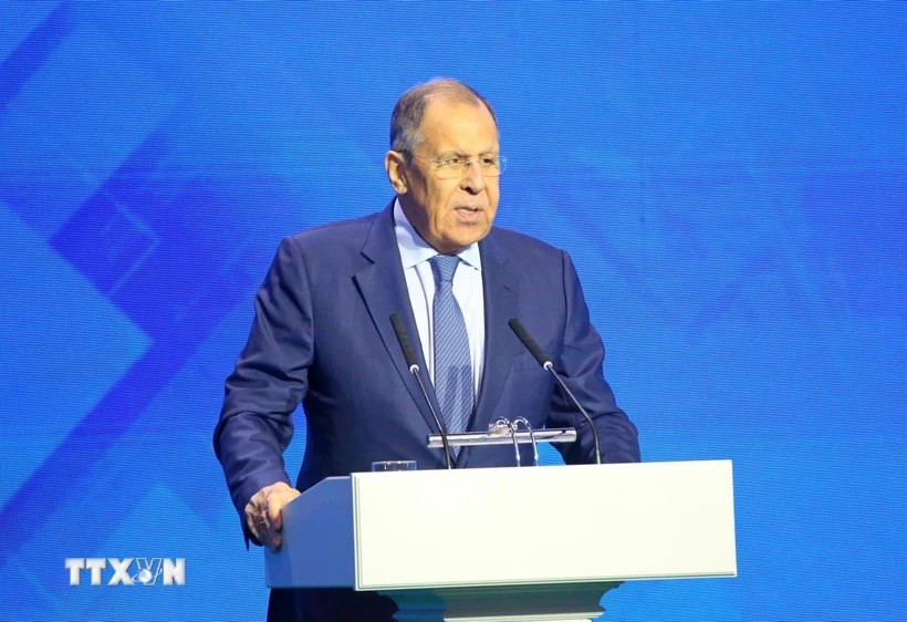 Ngoại trưởng Nga Sergey Lavrov. (Ảnh: THX/TTXVN)