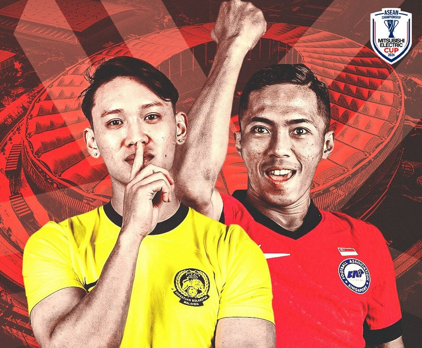 Malaysia và Singapore sẽ phải quyết đấu tranh vé bán kết AFF Cup 2024. (Nguồn: aseanutdfc)