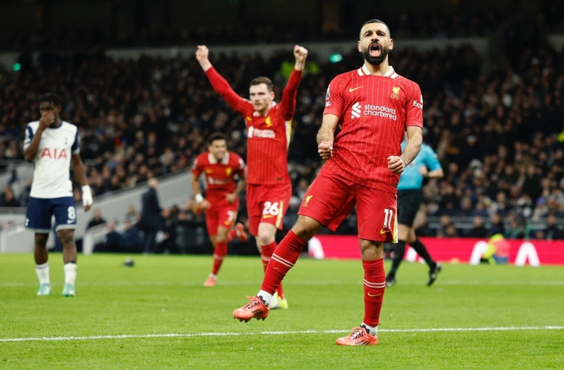 Salah thăng hoa giúp Liverpool bay cao tại Premier League. (Nguồn: Reuters)