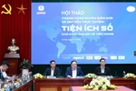 Các diễn giả tại hội thảo. (Ảnh: Vietnam+)