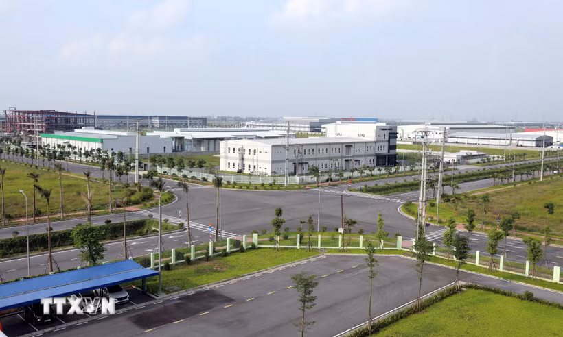 Khu công nghiệp tại tỉnh Hưng Yên. (Ảnh: Thế Duyệt/TTXVN)