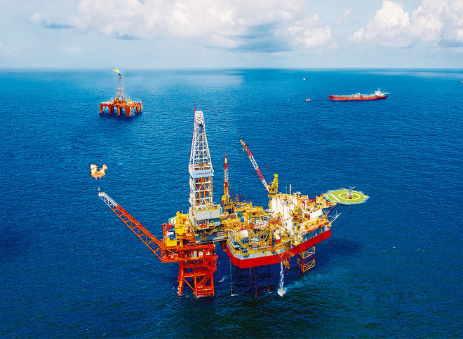 Cụm mỏ Đại Hùng. (Ảnh: PV/Vietnam+) PetroVietnam: Sản xuất điện tăng tới 48%, nộp ngân sách vượt 45% ảnh 4