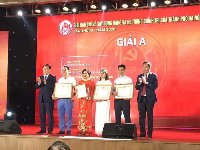 Thông tấn xã Việt Nam đoạt giải cao tại Giải Báo chí của Hà Nội ảnh 1