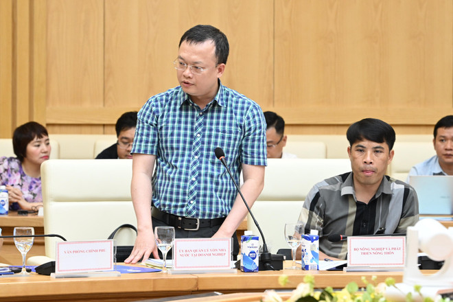 Đại diện các bộ, ngành thông tin về việc triển khai dự án. (Ảnh: Đức Duy/Vietnam+) e73964c48811264f7f00.jpg