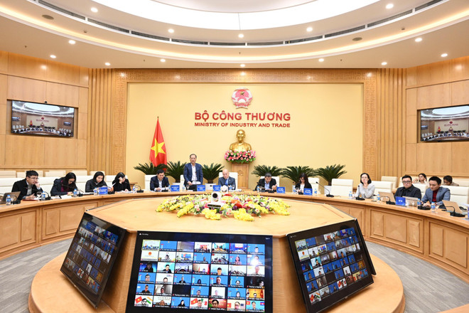 Hội nghị tham tán về xuất khẩu gạo do Bộ Công Thương tổ chức. (Ảnh: Đức Duy/Vietnam+) IMG_4515.JPG
