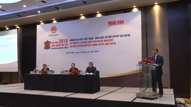 Hóa giải điểm 'nghẽn' giúp ngành da giày tận dụng tốt CPTPP và EVFTA ảnh 1