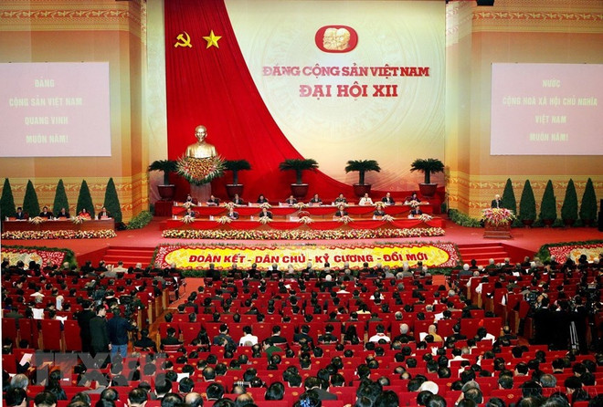 Đại hội Đại biểu toàn quốc lần thứ XIII của Đảng diễn ra từ ngày 25/1 đến 2/2. (Ảnh: TTXVN) Ý kiến tâm huyết của các đại biểu trước kỳ họp lần thứ XIII của Đảng ảnh 1