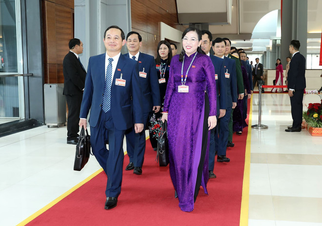 Các đại biểu tham dự Đại hội toàn quốc lần thứ XIII của Đảng. (Ảnh: TTXVN) Để đất nước cường thịnh không thể thiếu các doanh nhân có tầm, có tâm ảnh 1
