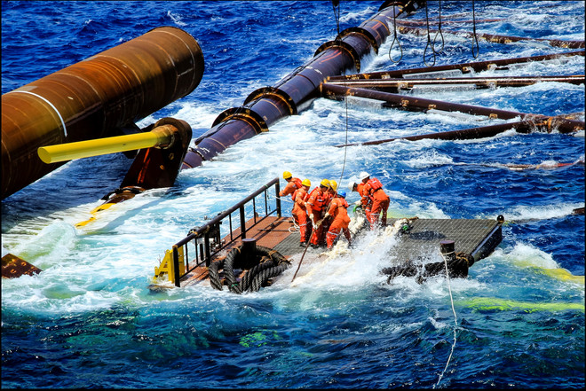 Petrovietnam vững vàng vượt qua sóng gió của cuộc khủng hoảng kép. (Ảnh: Vietnam+) Ngành dầu khí vững vàng trước sóng gió của “khủng hoảng kép” ảnh 1