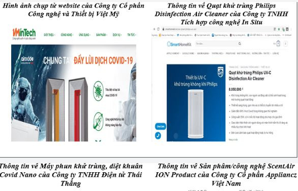 Tỉnh táo khi mua sản phẩm điện tử 'thổi phồng' khả năng diệt COVID-19 ảnh 1