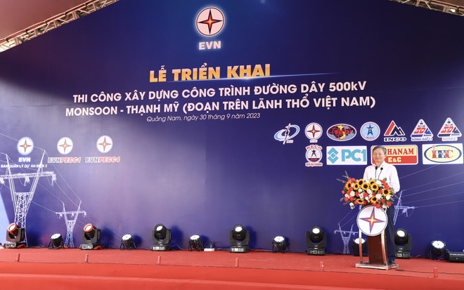 EVN phát động thi công xây dựng đường dây 500kV Monsoon-Thạnh Mỹ ảnh 2